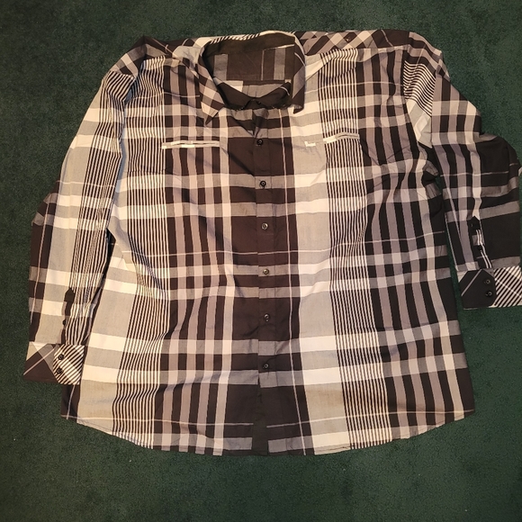 BIG & TALL MENS DRESS OR CASUAL LONG SLEEVE BUTTON DOWN SHIRT - Picture 1 of 2